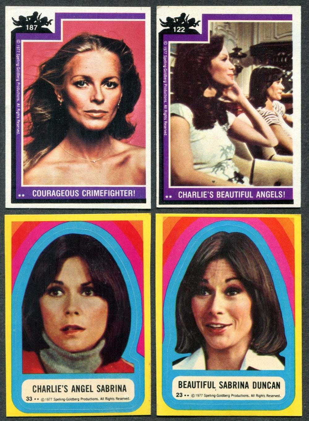 1977 Topps Charlie's Angels Complete Series 3 Set (w/ stickers) (66/11) EX/MT NM