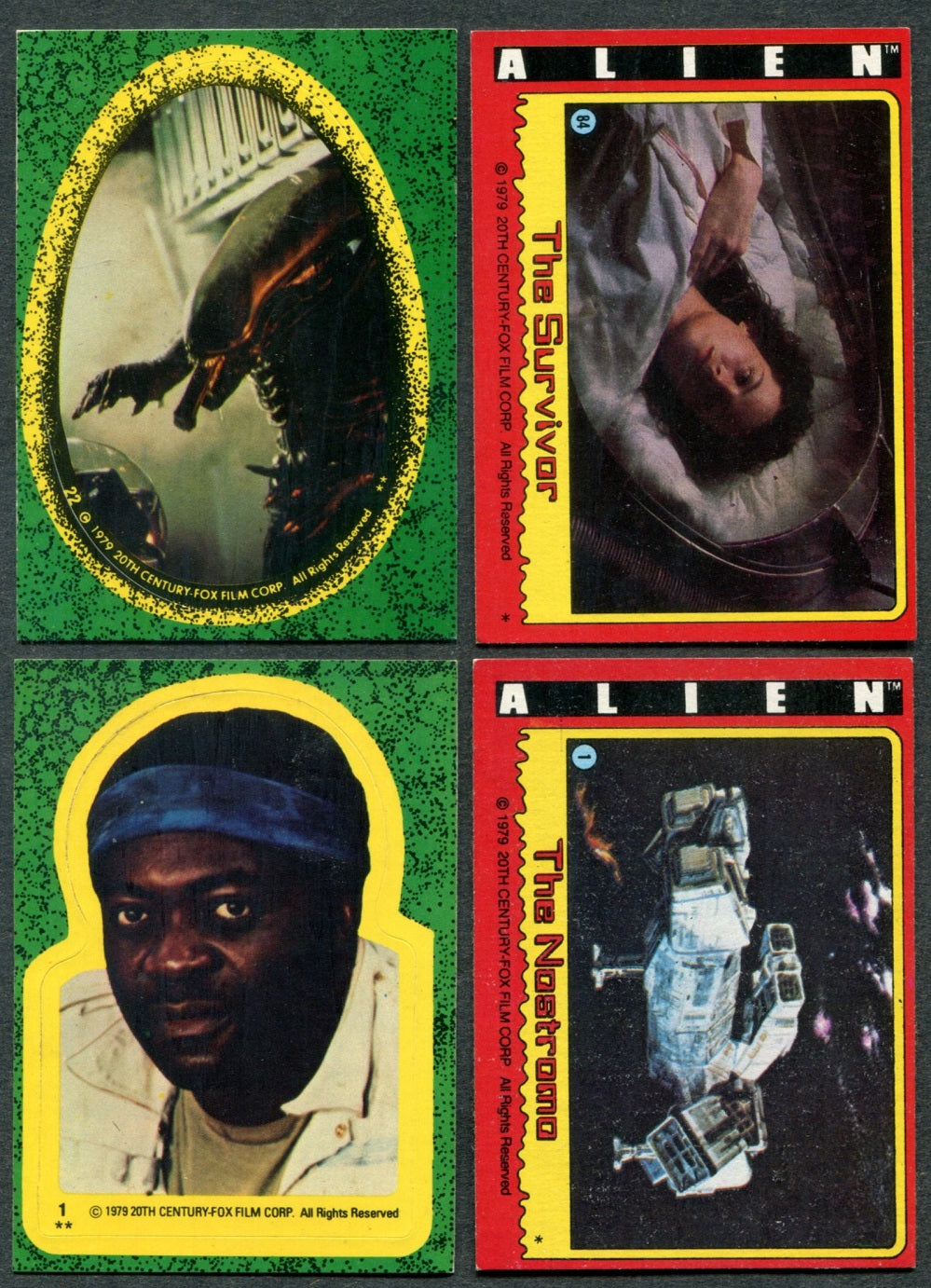 1979 Topps Alien Complete Set (w/ stickers) (84/22) NM NM+