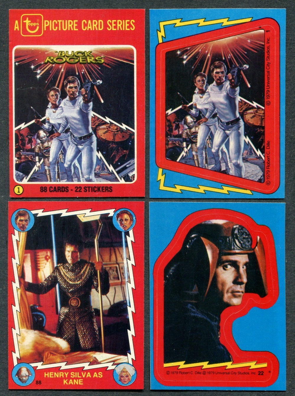 1979 Topps Buck Rogers Complete Set (w/ stickers) (88/22) NM NM/MT