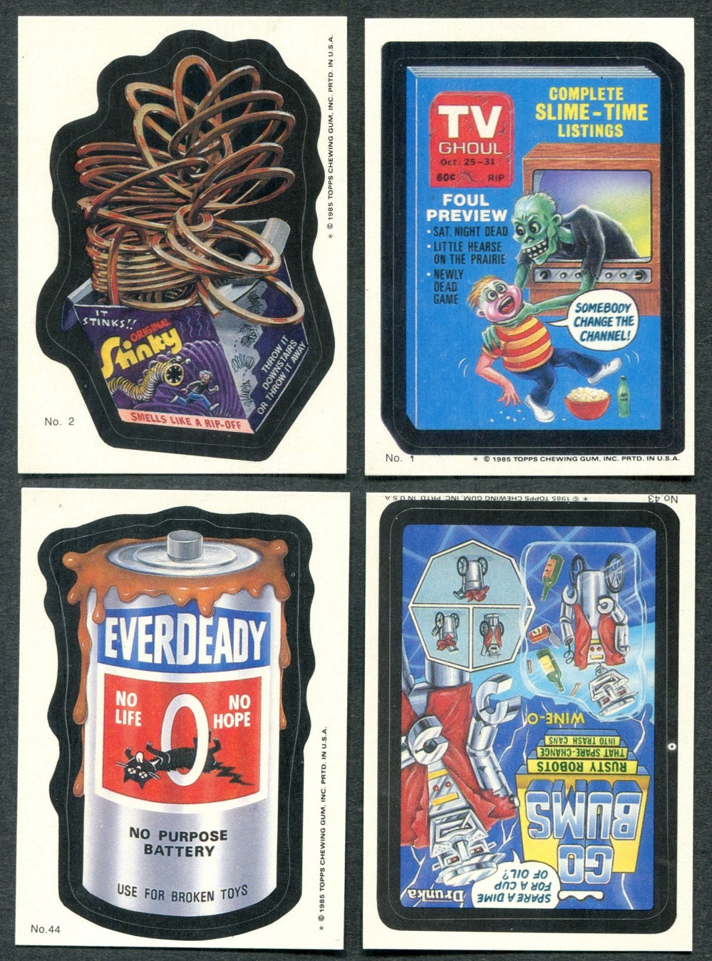 1985 Topps Wacky Packages Complete Set (44) NM NM/MT