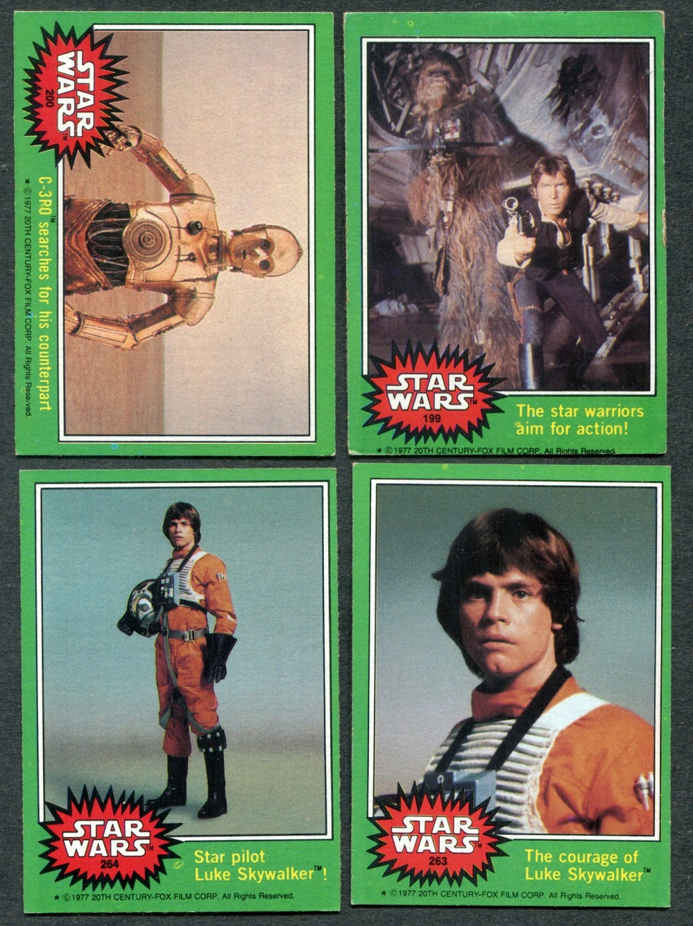 1978 Topps Star Wars Complete Series 4 Set (66) EX/MT