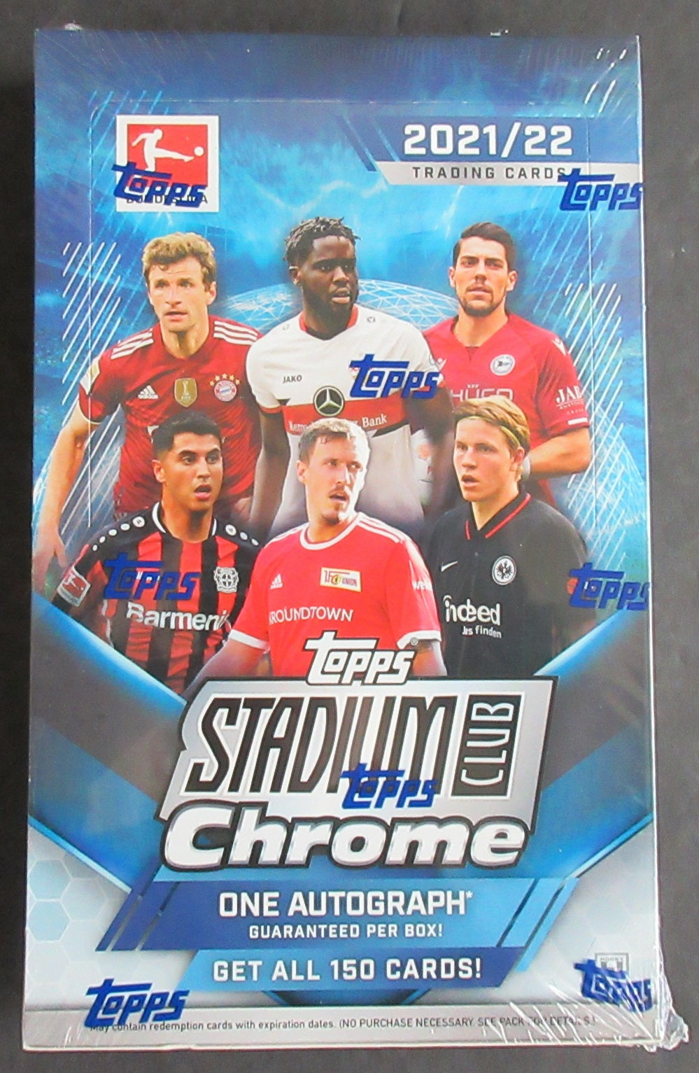 2021/22 Topps Stadium Club Chrome Bundesliga Soccer Box (Hobby) (18/6)
