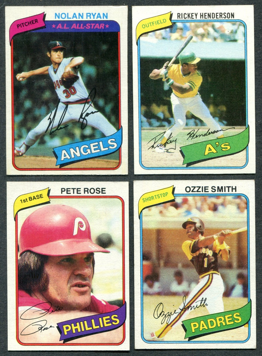 1980 Topps Baseball Complete Set EX EX/MT (726) (23-282)