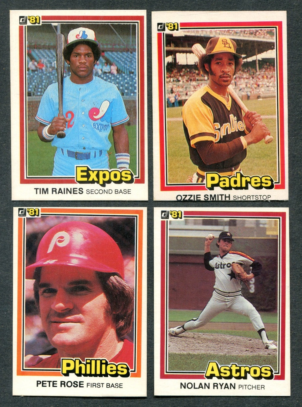 1981 Donruss Baseball Complete Set EX/MT NM (605) (23-287)