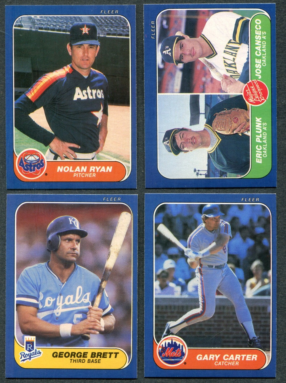 1986 Fleer Baseball Complete Set EX/MT NM/MT (660) (23-296)