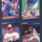 1986 Donruss Leaf Baseball Complete Set NM NM/MT (260) (23-299)