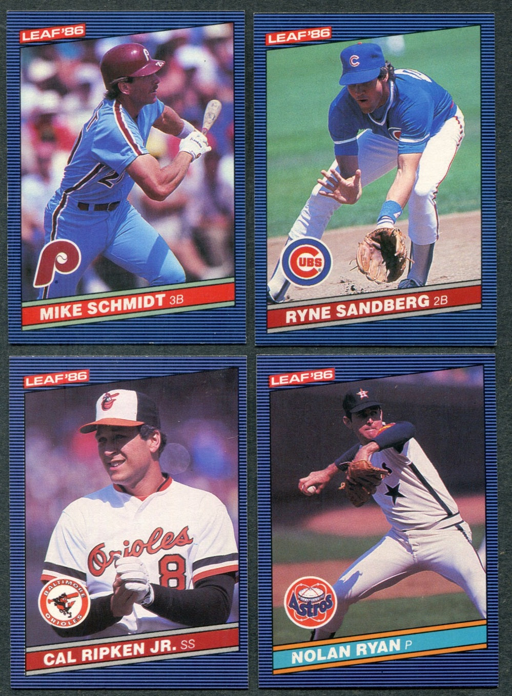 1986 Donruss Leaf Baseball Complete Set NM NM/MT (260) (23-299)