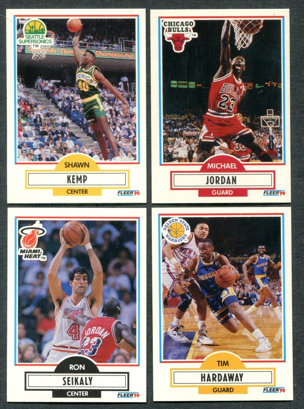 1990/91 Fleer Basketball Complete Set NM/MT (198) (23-304)