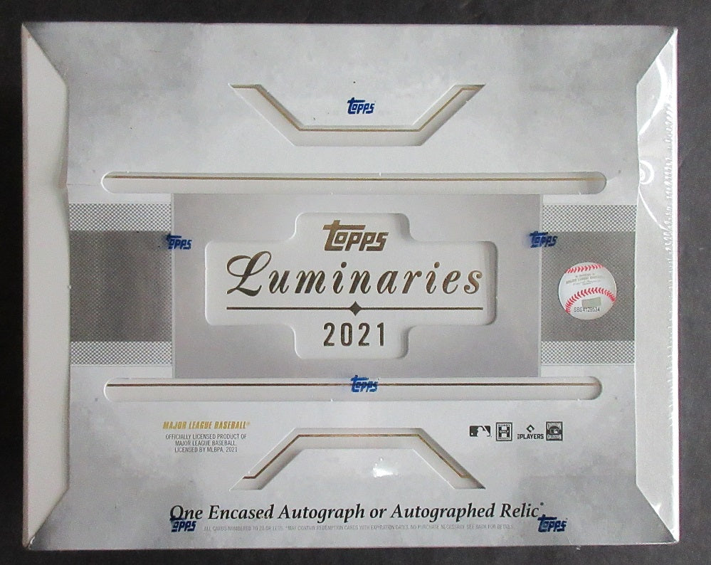 2021 Topps Luminaries Baseball Box (Hobby) (1/1)