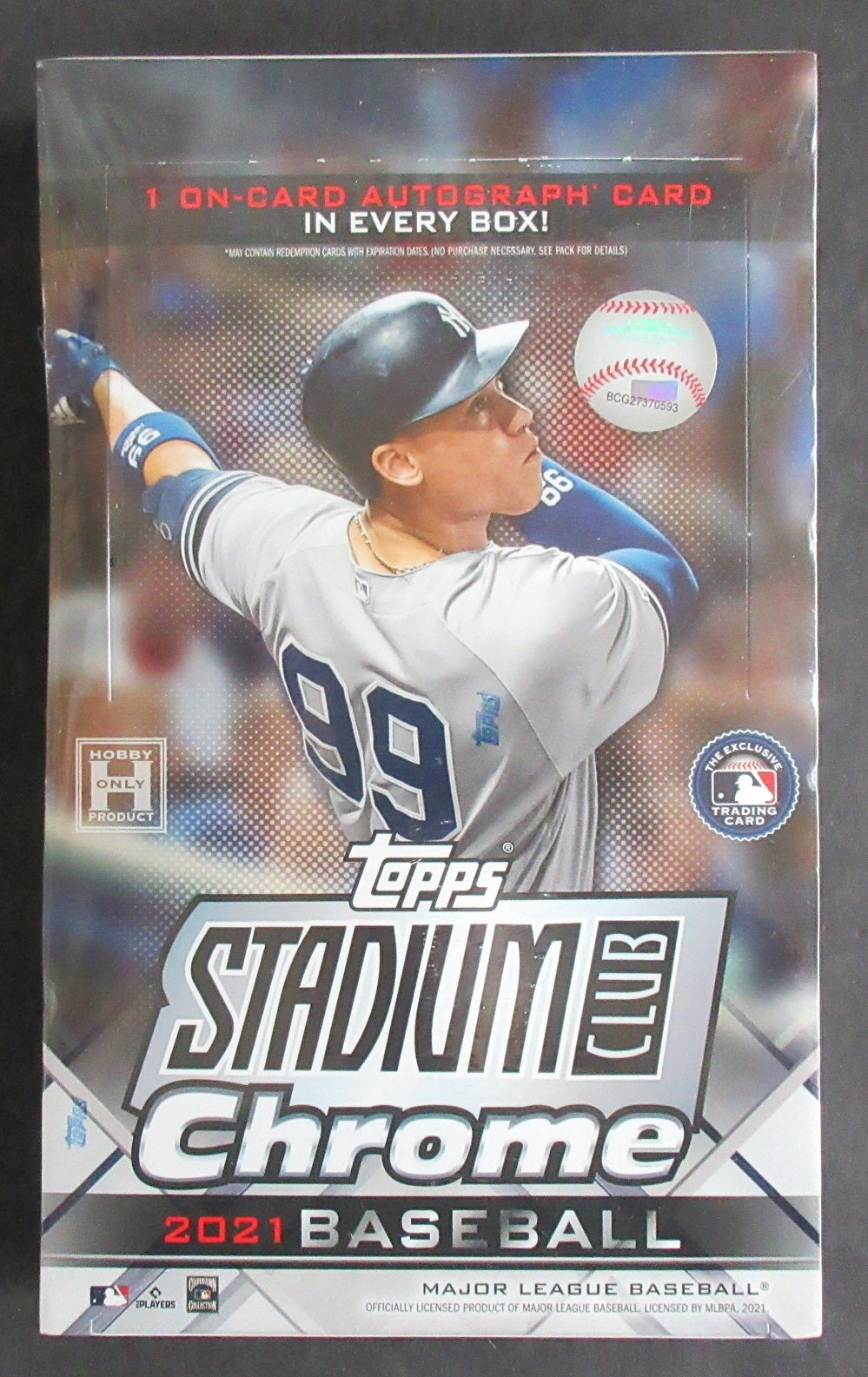 2021 Topps Stadium Club Chrome Baseball Box (Hobby) (14/6)