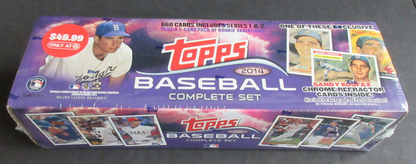 2014 Topps Baseball Factory Set (Retail) (Target) (Koufax Refractor)