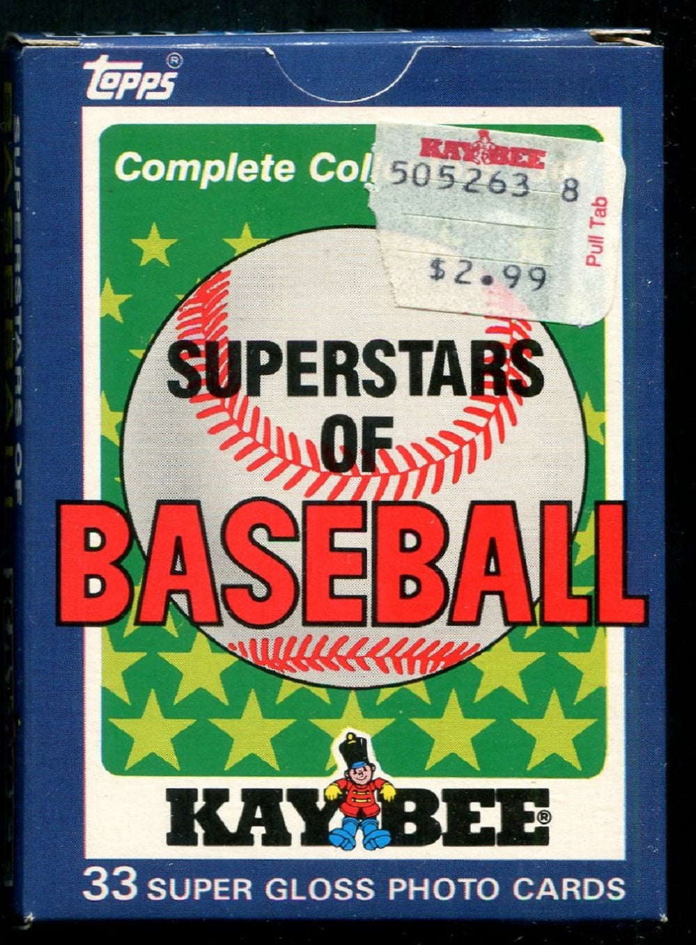 1988 Topps Baseball Kay-Bee Toys Young Superstars of Baseball Factory Set