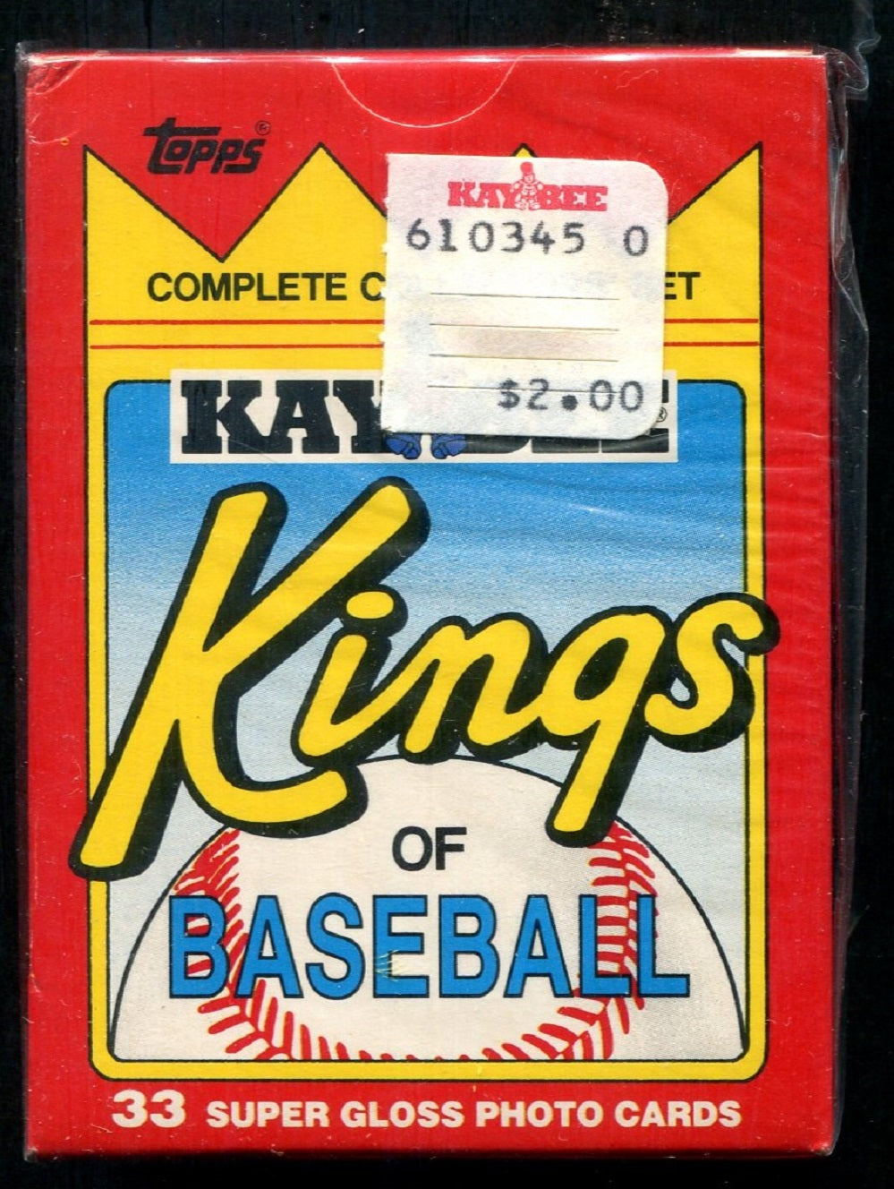 1990 Topps Baseball Kay-Bee Toys Kings of Baseball Factory Set