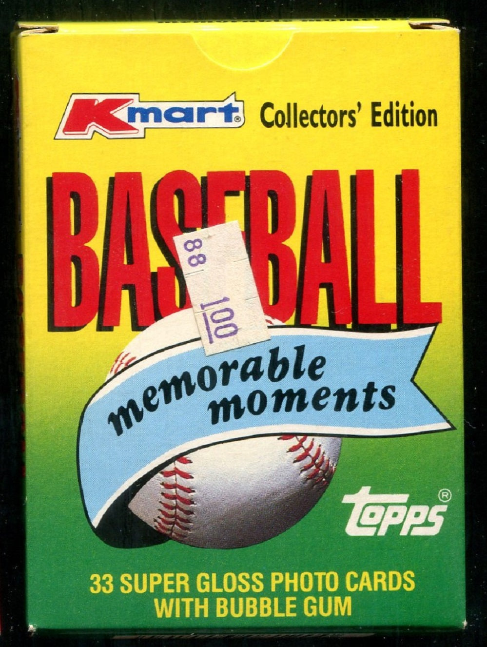 1988 Topps Baseball K-Mart Memorable Moments Factory Set