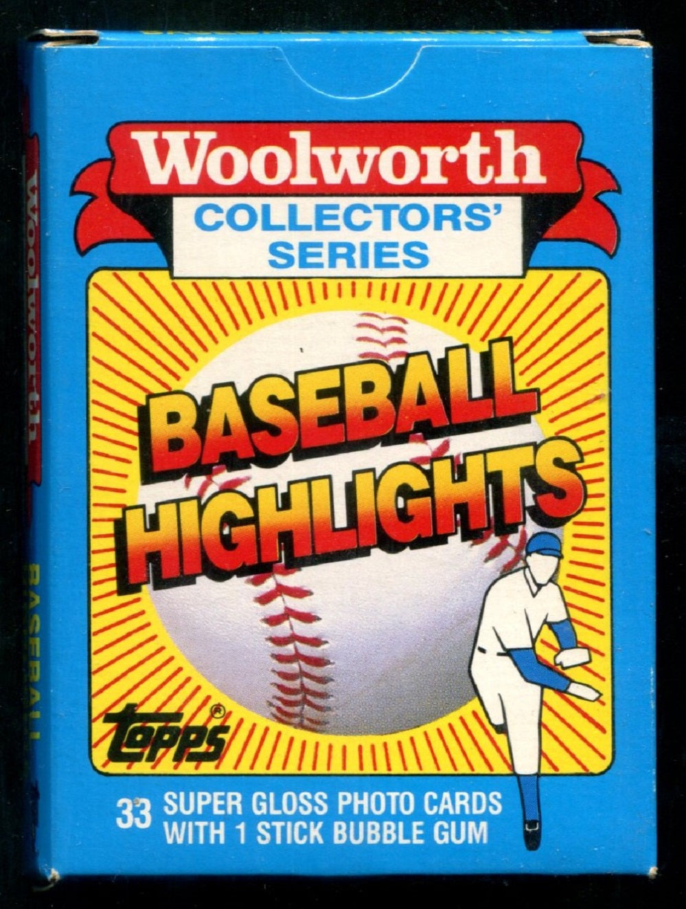 1988 Topps Baseball Woolworth Baseball Highlights Factory Set