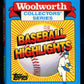 1988 Topps Baseball Woolworth Baseball Highlights Factory Set