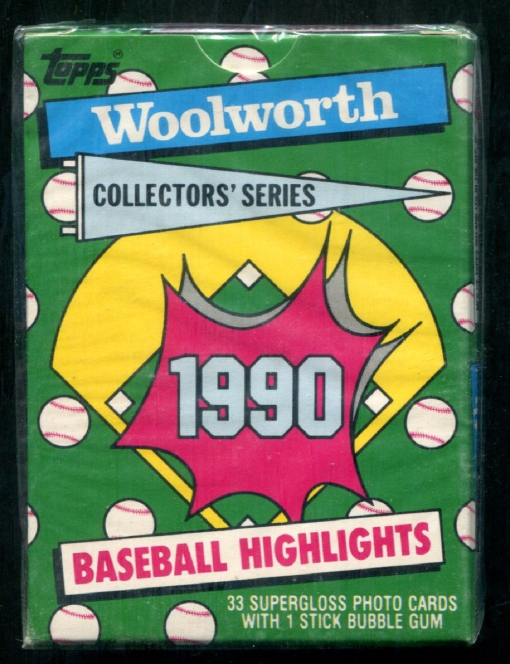 1990 Topps Baseball Woolworth Baseball Highlights Factory Set