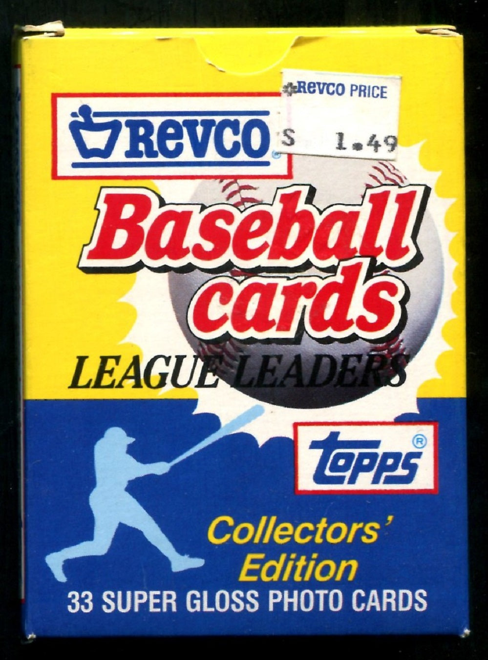 1988 Topps Baseball Revco League Leaders Factory Set