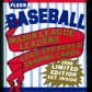 1986 Fleer Baseball Major League Leaders Limited Edition Factory Set