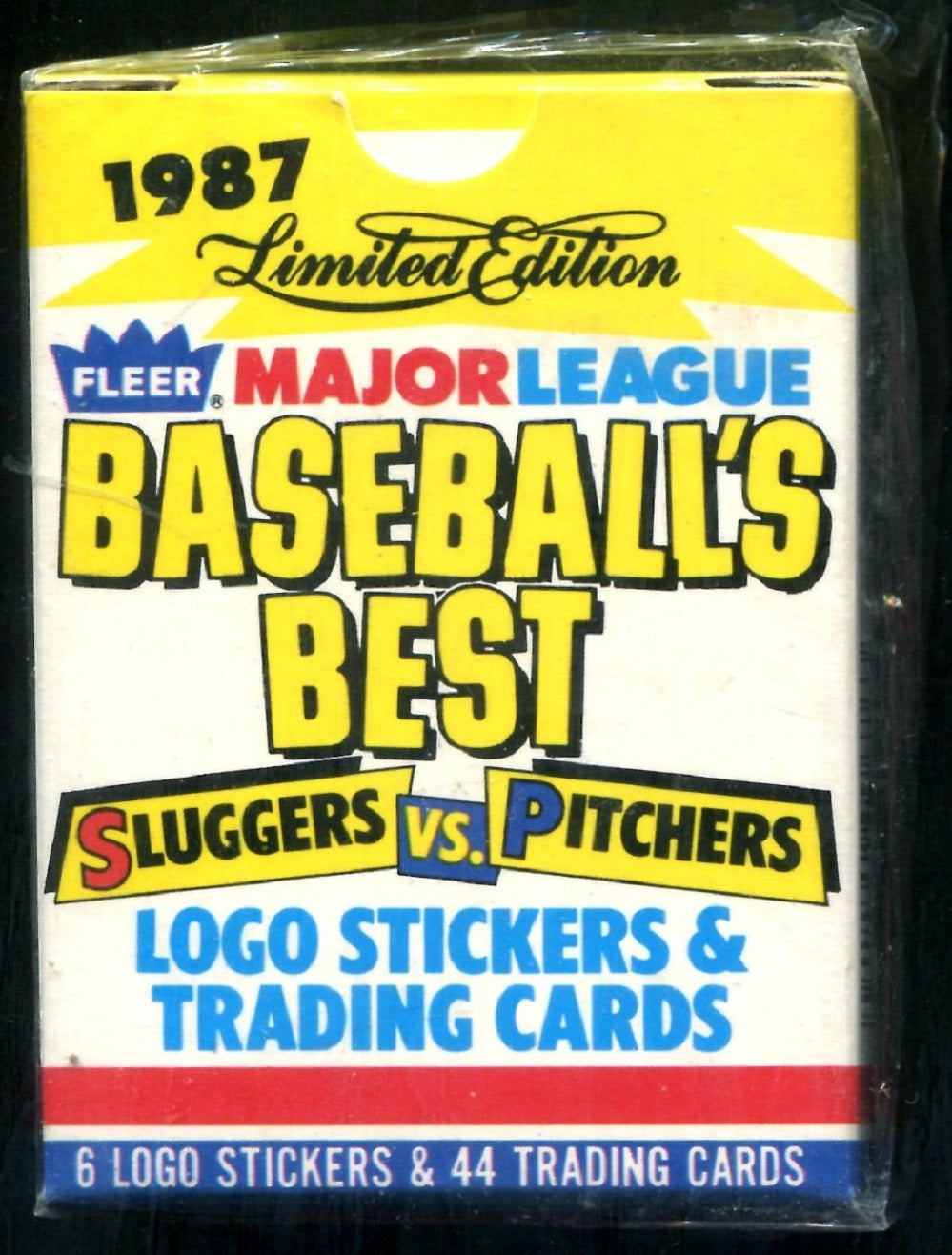 1987 Fleer Baseball Baseball's Best Sluggers vs. Pitchers Factory Set