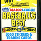 1987 Fleer Baseball Baseball's Best Sluggers vs. Pitchers Factory Set