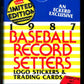 1987 Fleer Baseball Limited Edition Record Setters Factory Set