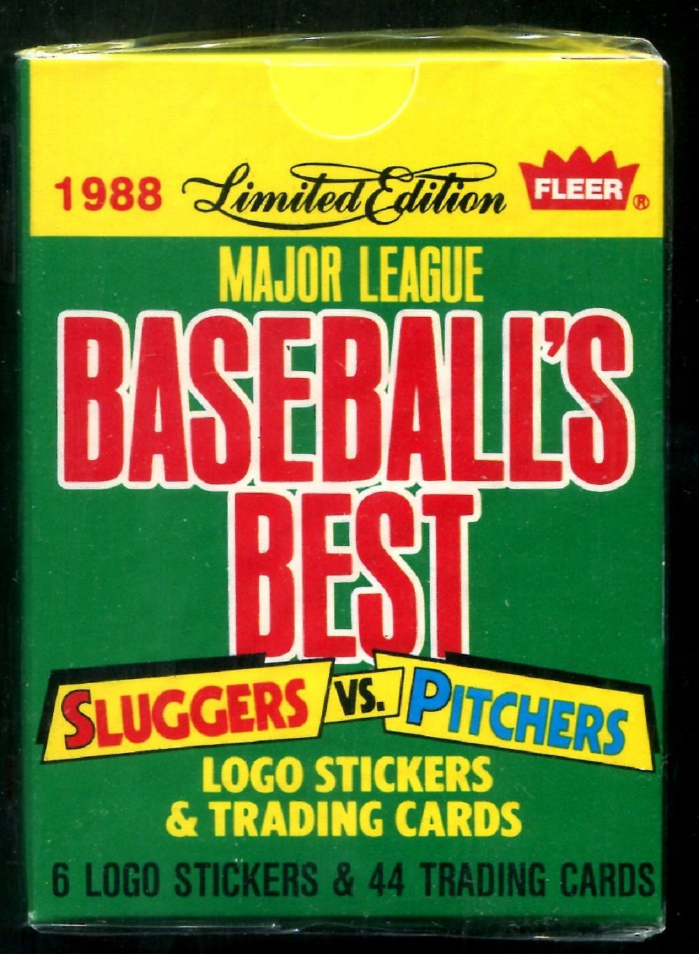 1988 Fleer Baseball' Best Sluggers vs. Pitchers Factory Set