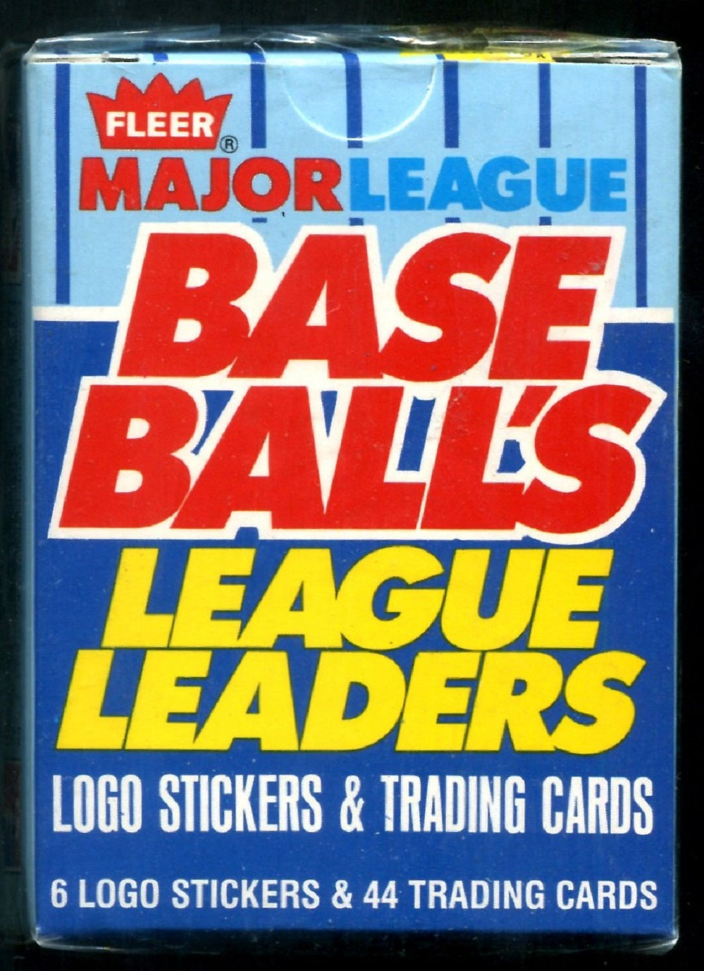 1988 Fleer Baseball League Leaders Factory Set