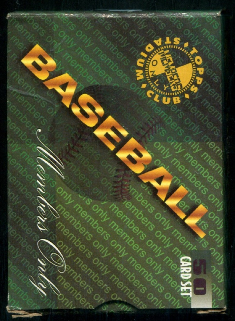 1995 Topps Stadium Club Baseball Members Only Factory Set (50)