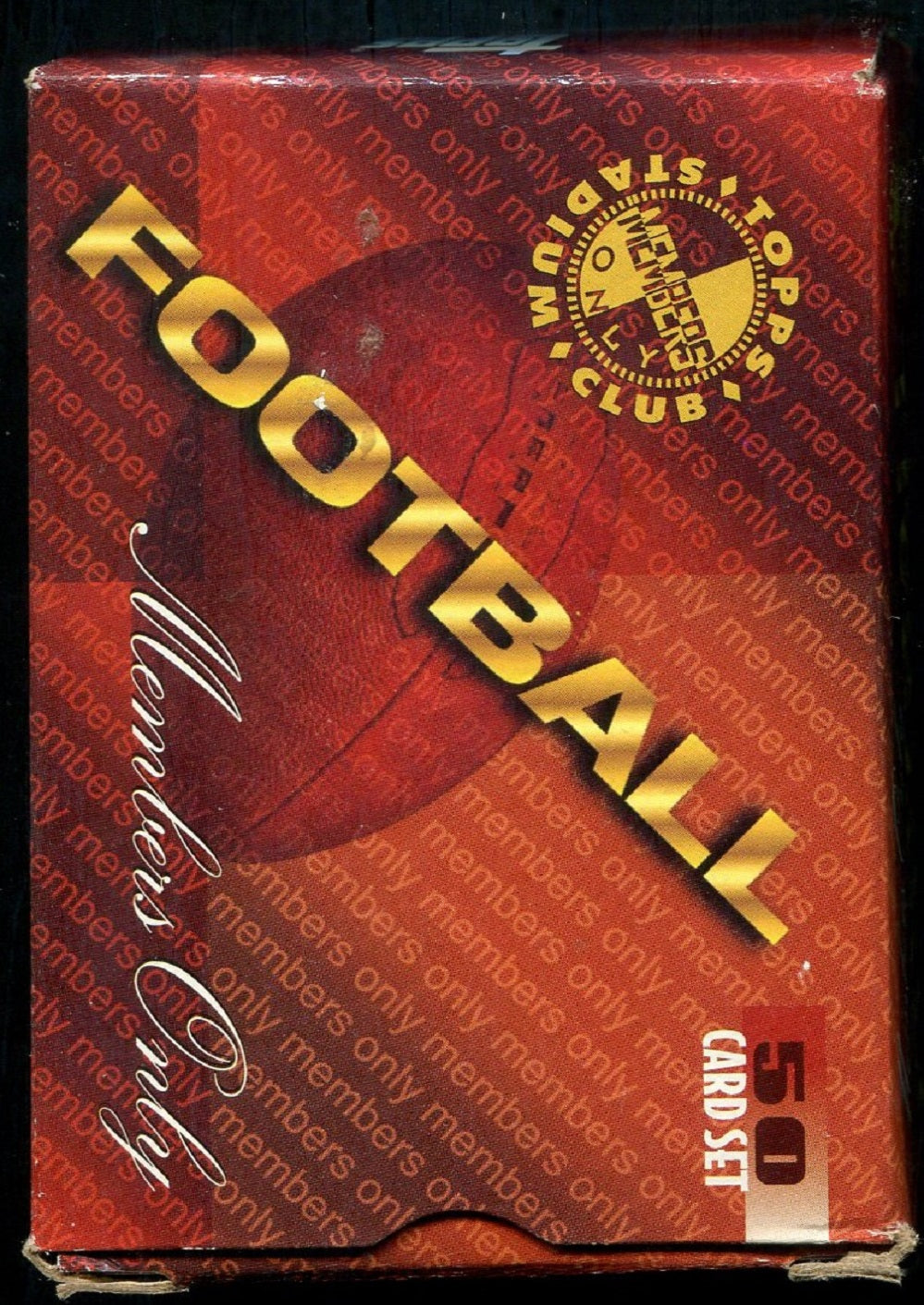 1995 Topps Stadium Club Football Members Only Factory Set (50)