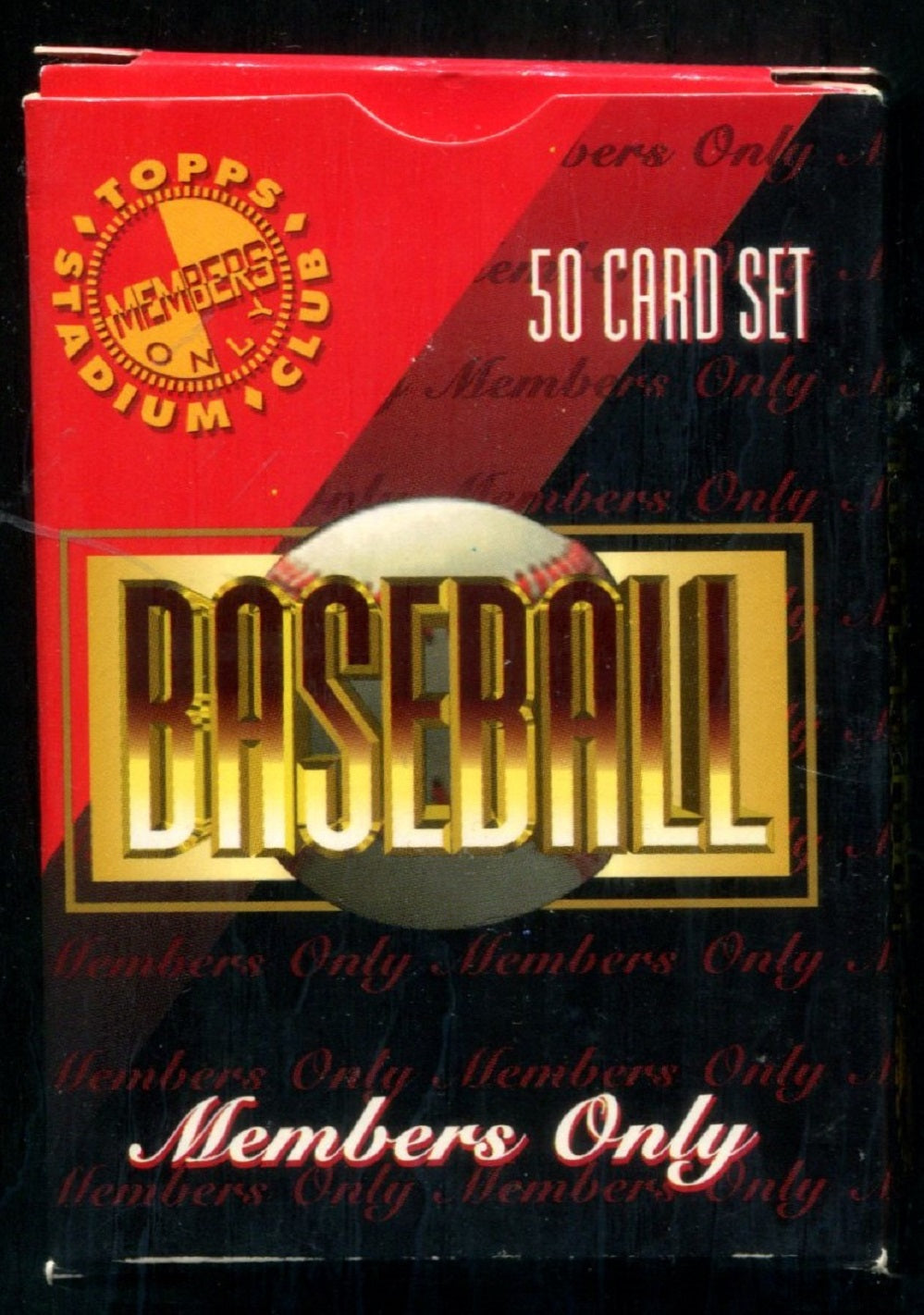 1996 Topps Stadium Club Baseball Members Only Factory Set (50)