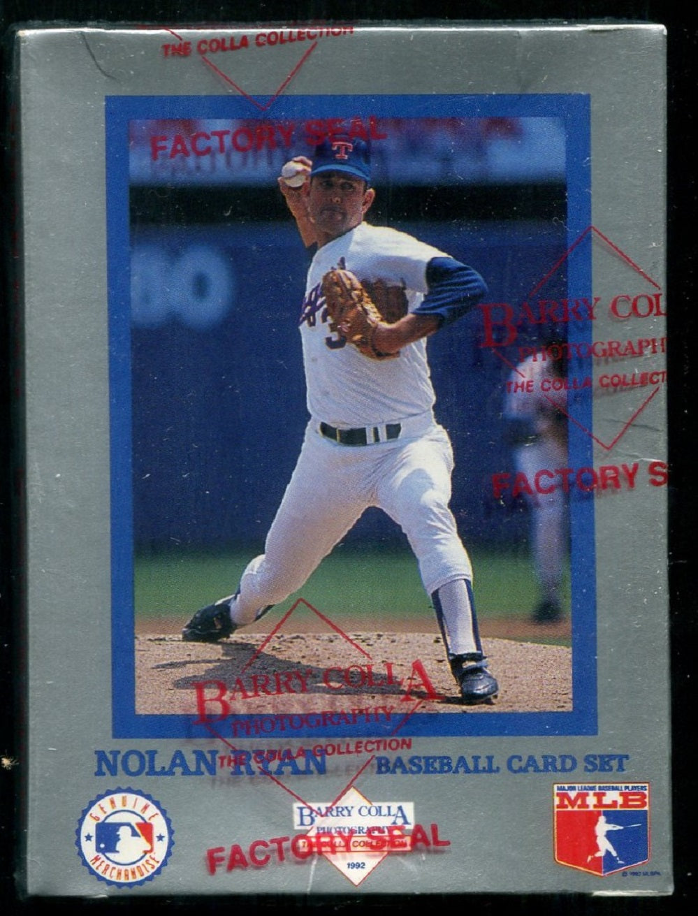 1992 Barry Colla Collection Nolan Ryan Baseball Factory Set (12)