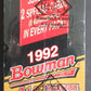 1992 Bowman Baseball Unopened Jumbo Box (18/23) (BBCE)