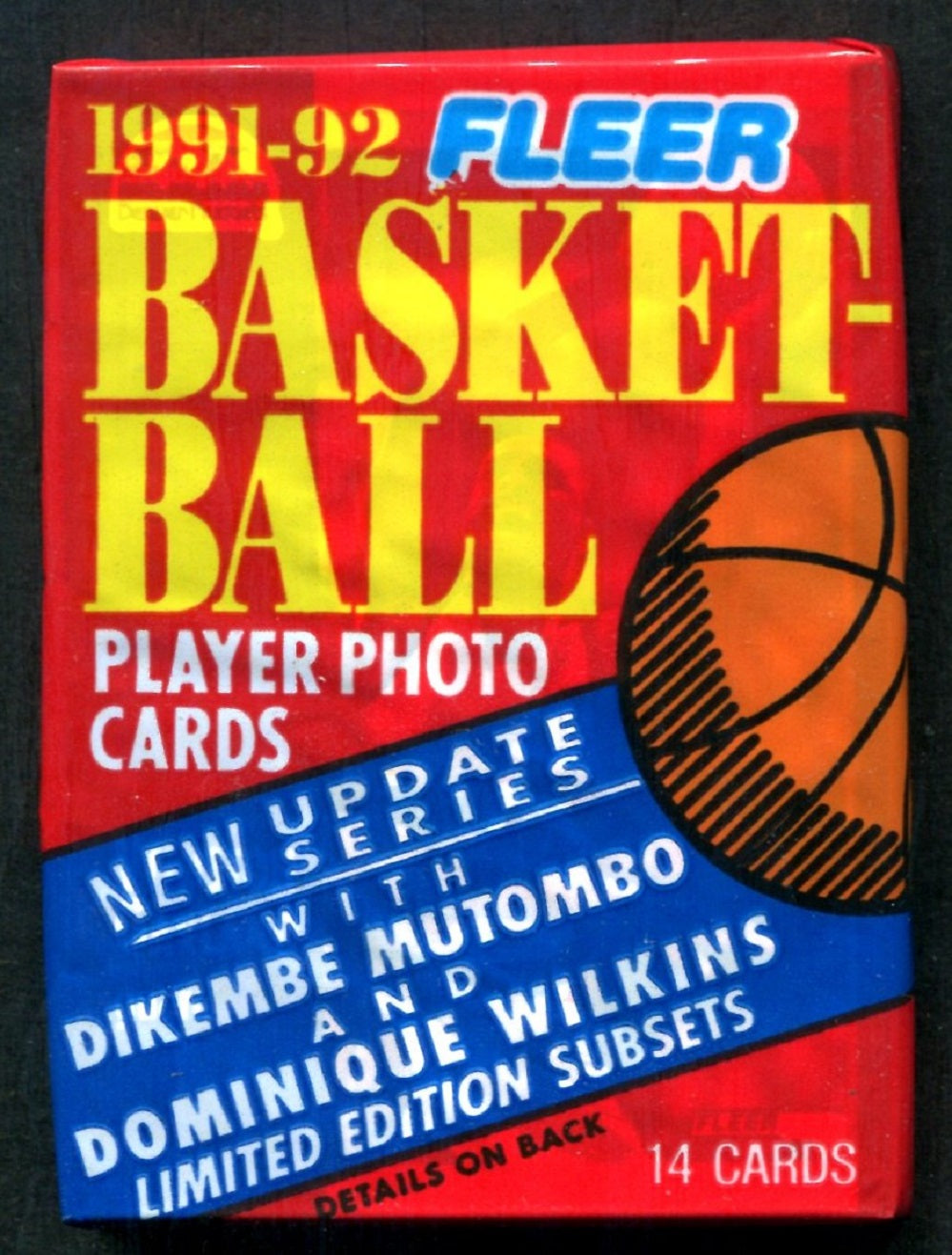 1991/92 Fleer Basketball Unopened Series 2 Update Pack