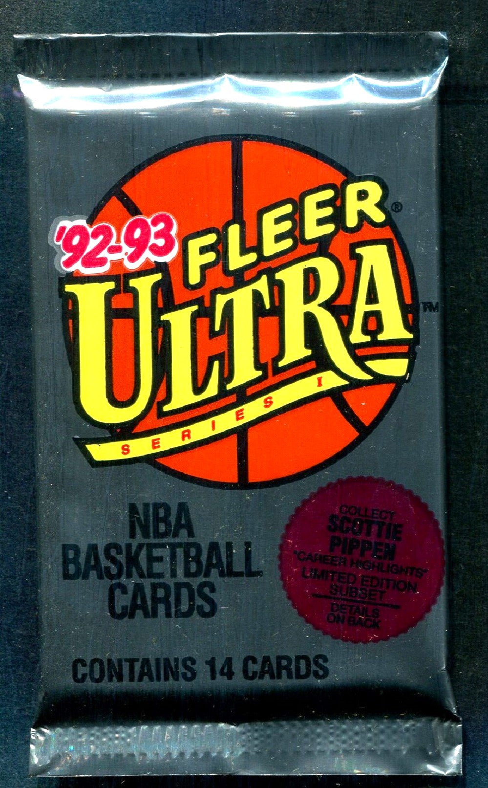1992/93 Fleer Ultra Basketball Unopened Series 1 Pack