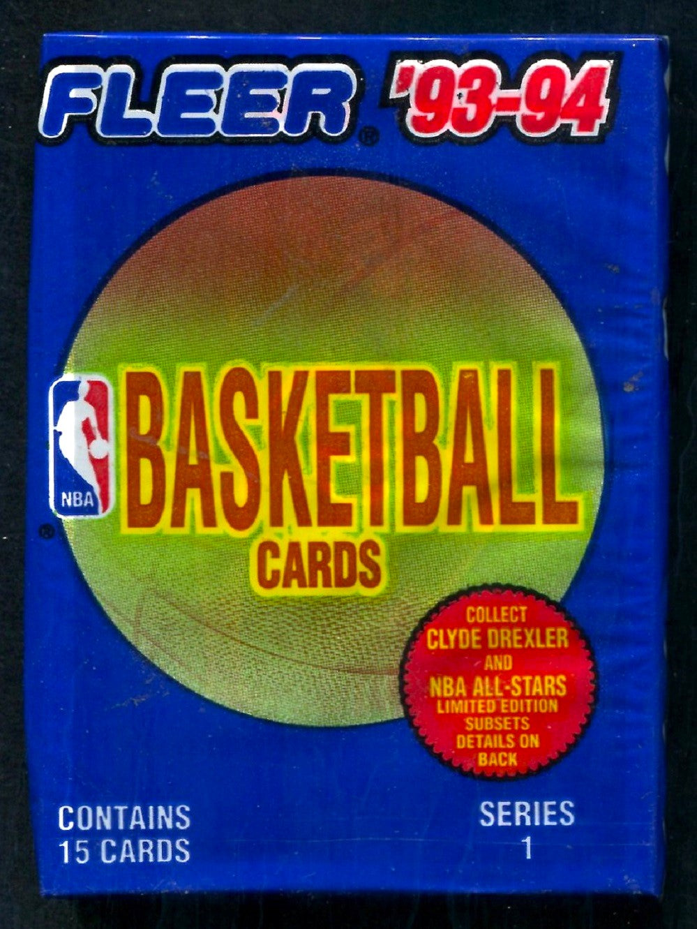 1993/94 Fleer Basketball Unopened Series 1 Pack