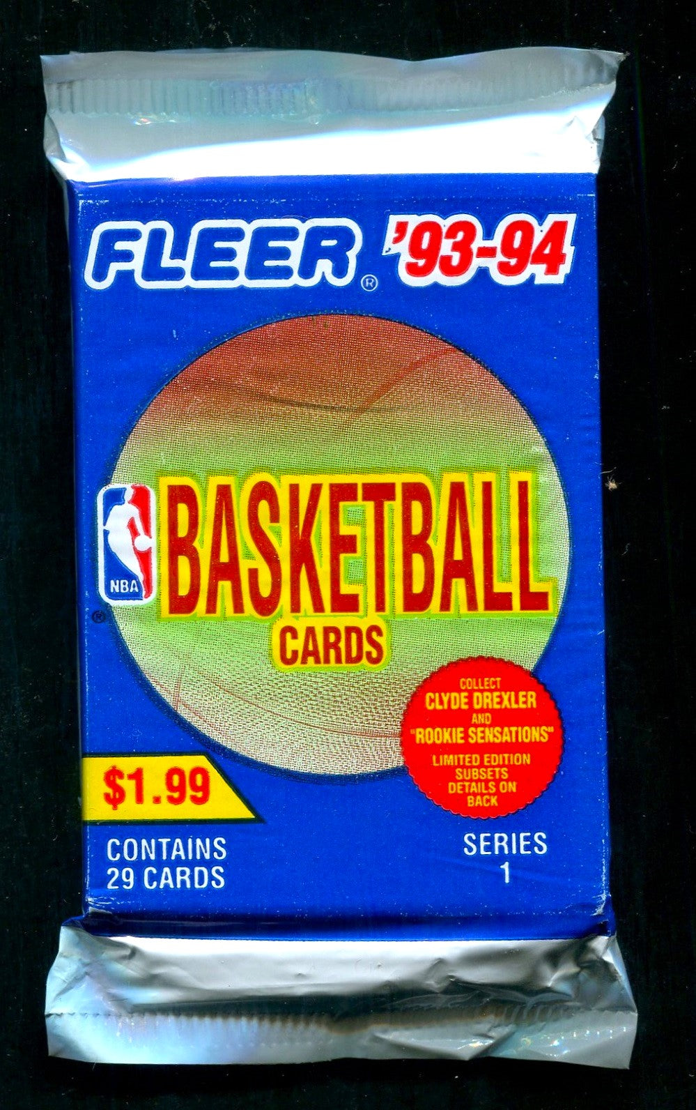 1993/94 Fleer Basketball Unopened Series 1 Jumbo Pack