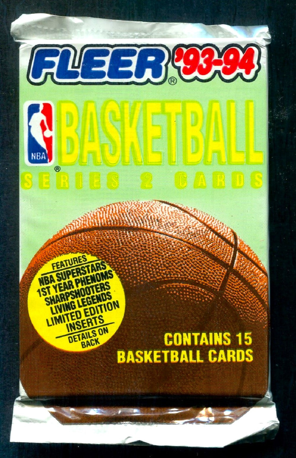 1993/94 Fleer Basketball Unopened Series 2 Pack