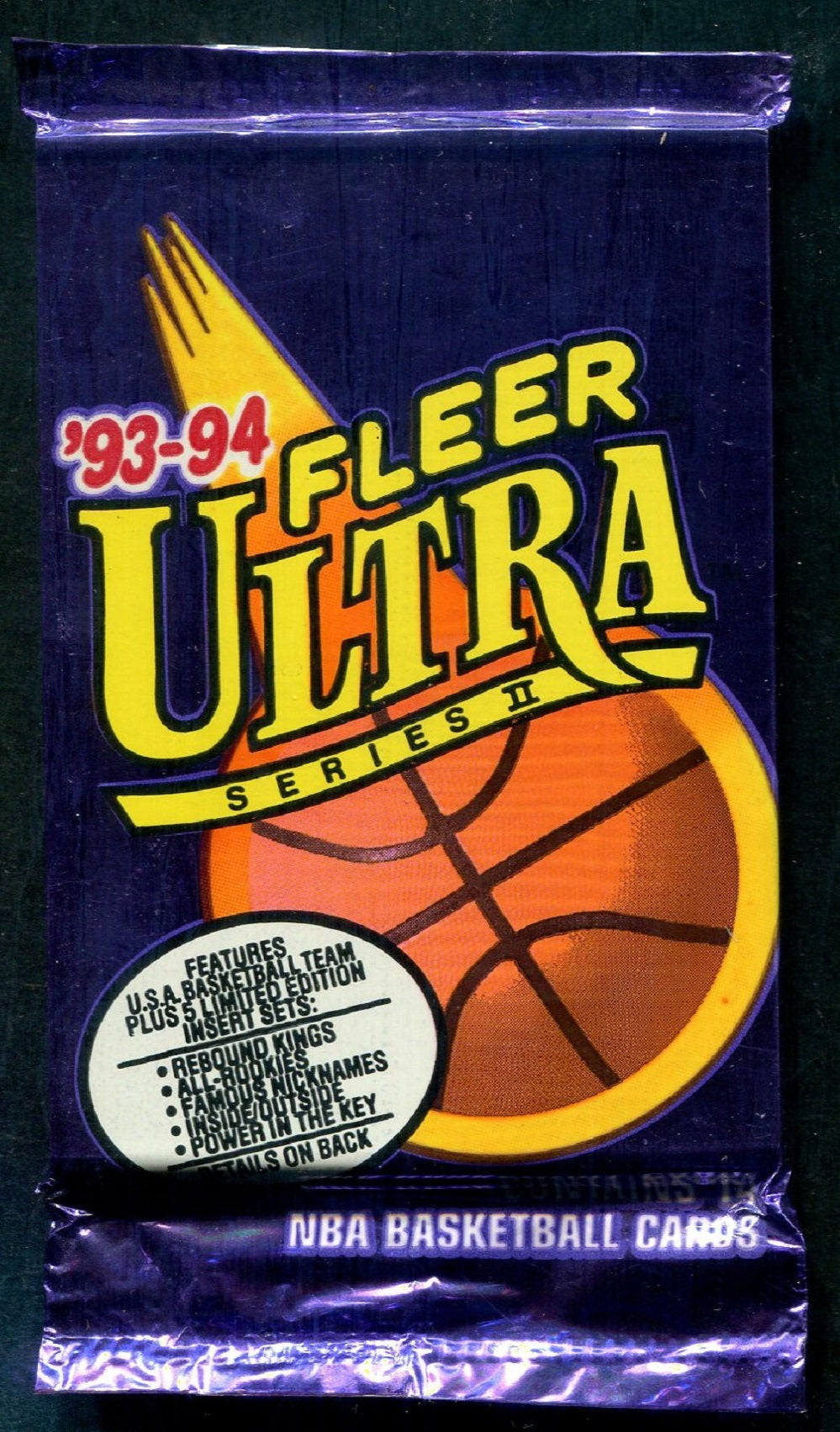 1993/94 Fleer Ultra Basketball Unopened Series 2 Pack