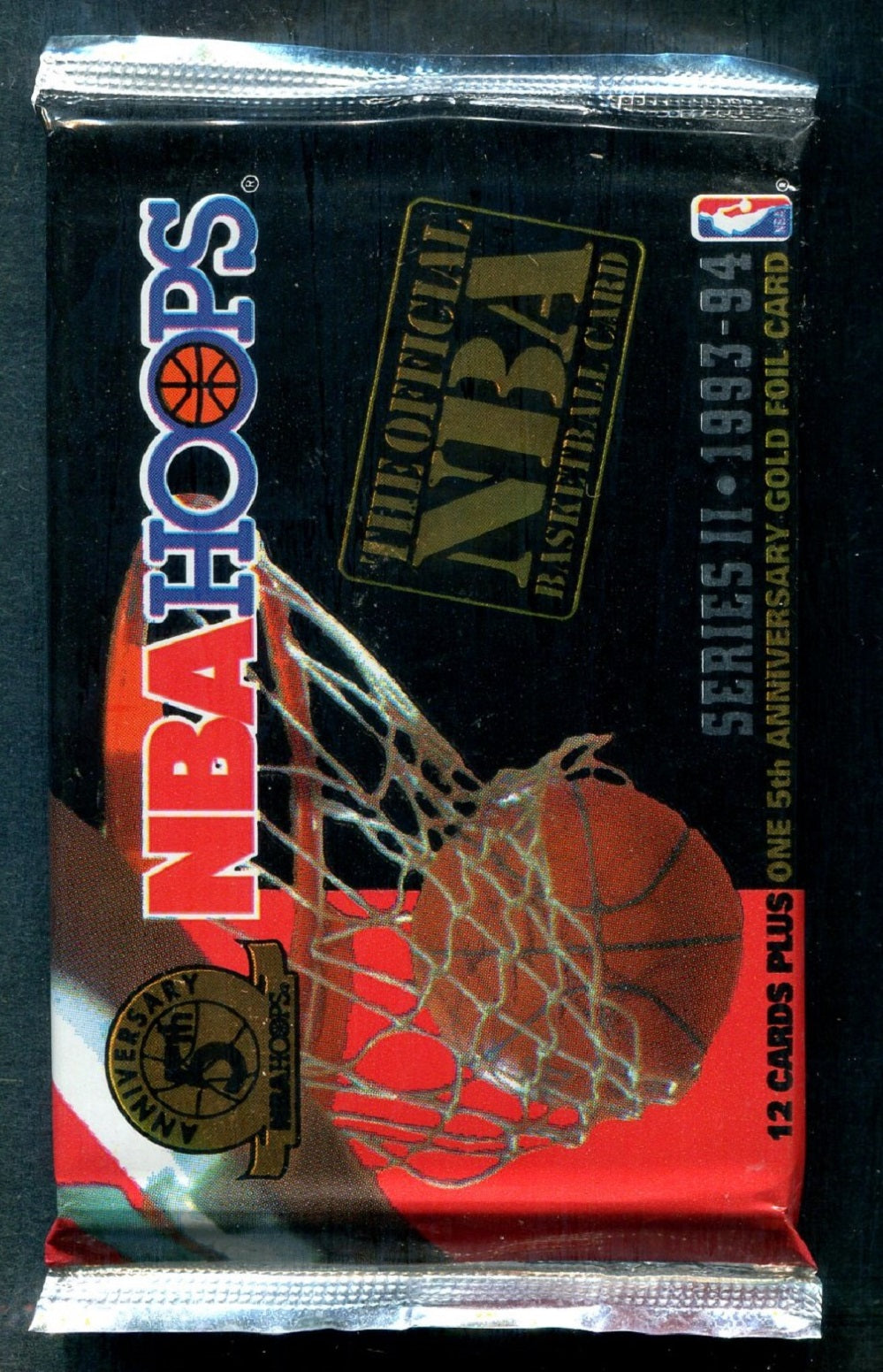 1993/94 Hoops Basketball Unopened Series 2 Pack