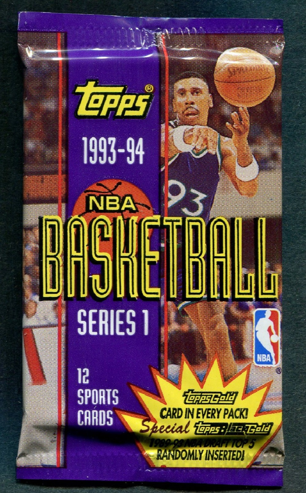 1993/94 Topps Basketball Unopened Series 1 Pack