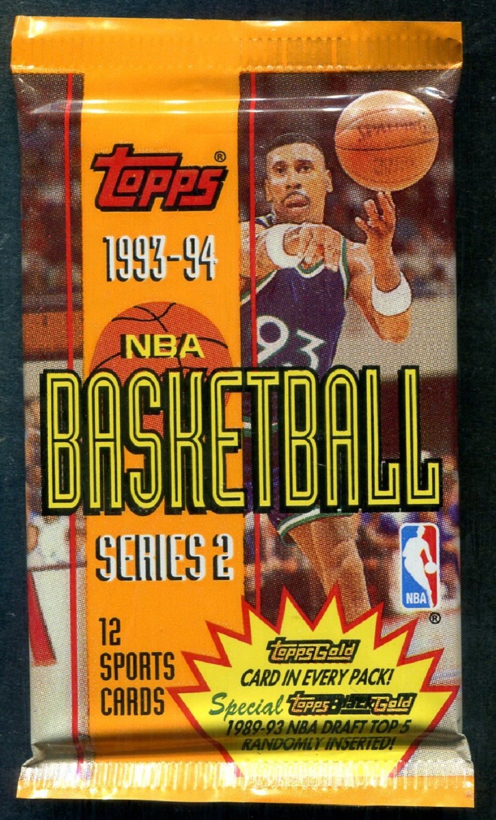 1993/94 Topps Basketball Unopened Series 2 Pack (12)