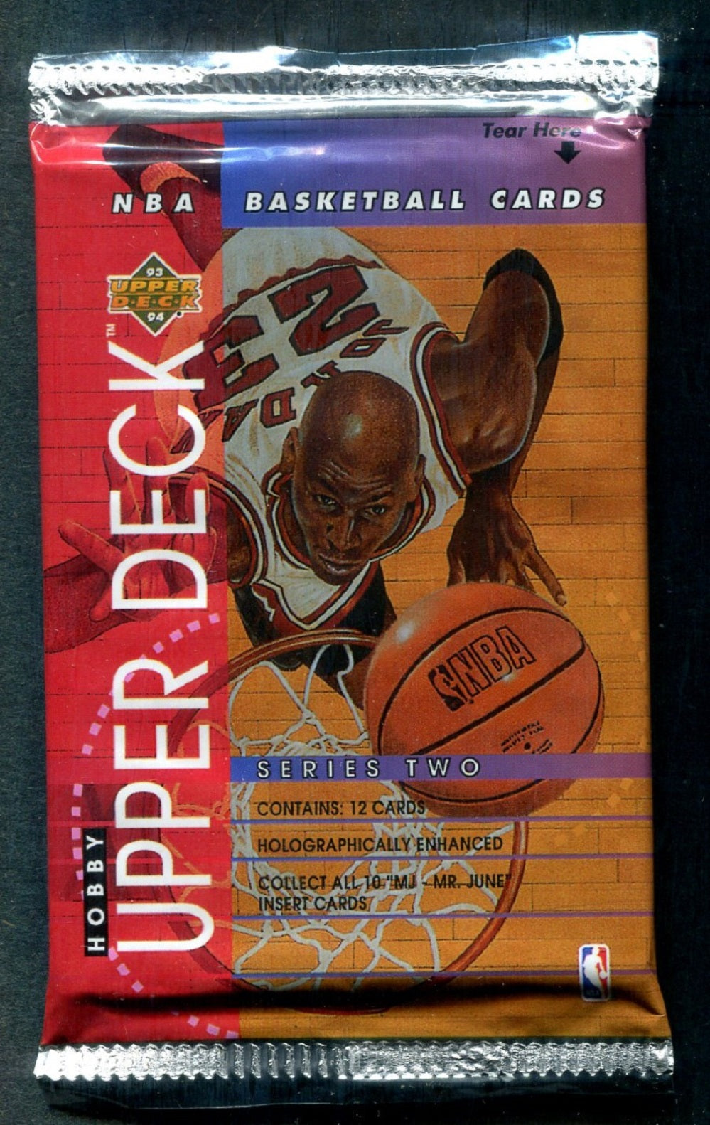 1993/94 Upper Deck Basketball Unopened Series 2 Pack (Hobby)