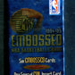 1994/95 Topps Embossed Basketball Unopened Pack