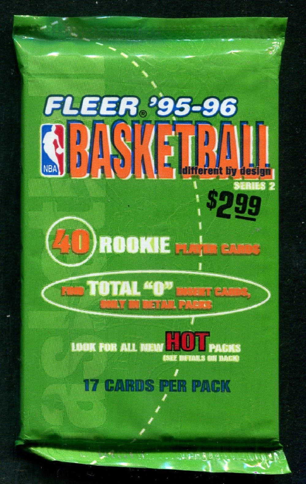 1995/96 Fleer Basketball Unopened Series 2 Jumbo Pack