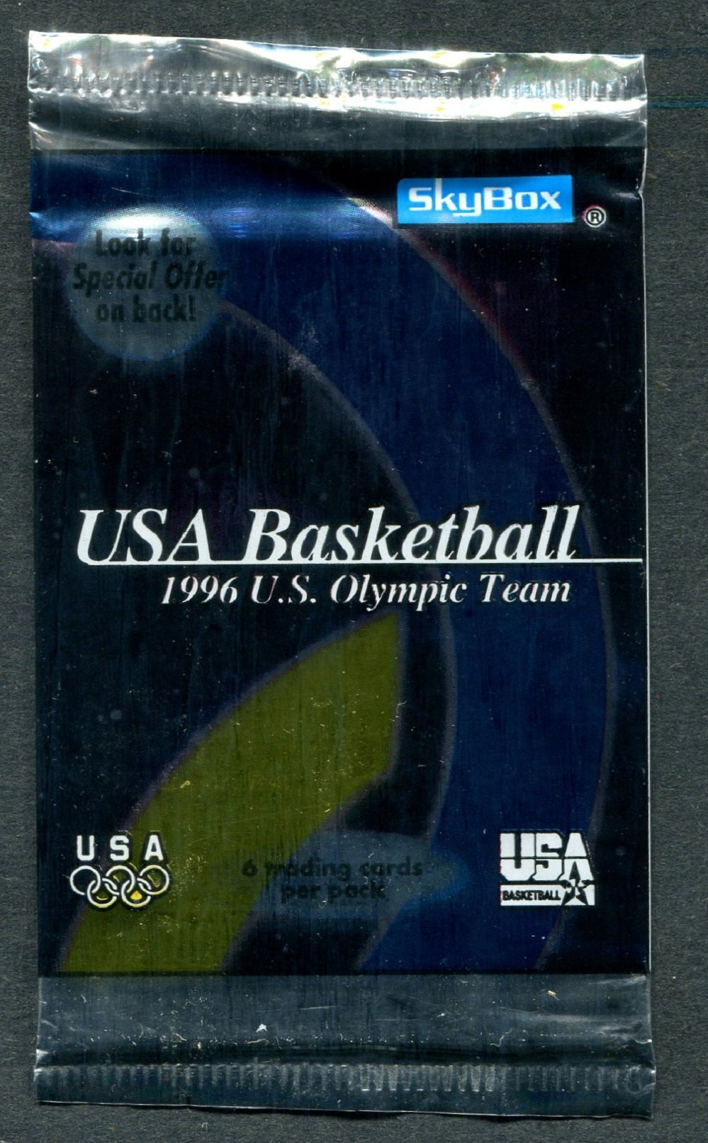 1996 Skybox USA Basketball Olympic Team Unopened Pack