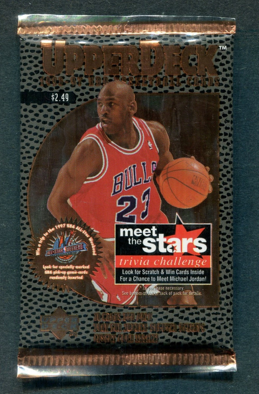 1996/97 Upper Deck Basketball Unopened Series 1 Pack (Retail) (/10)