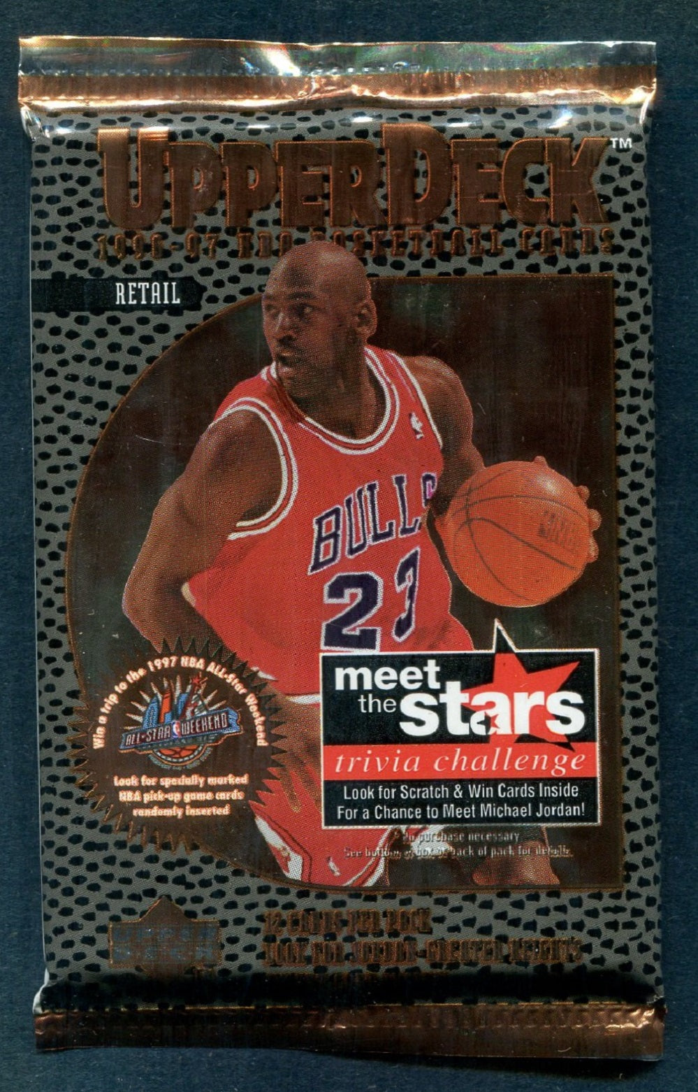 1996/97 Upper Deck Basketball Unopened Series 1 Pack (Retail) (/12)