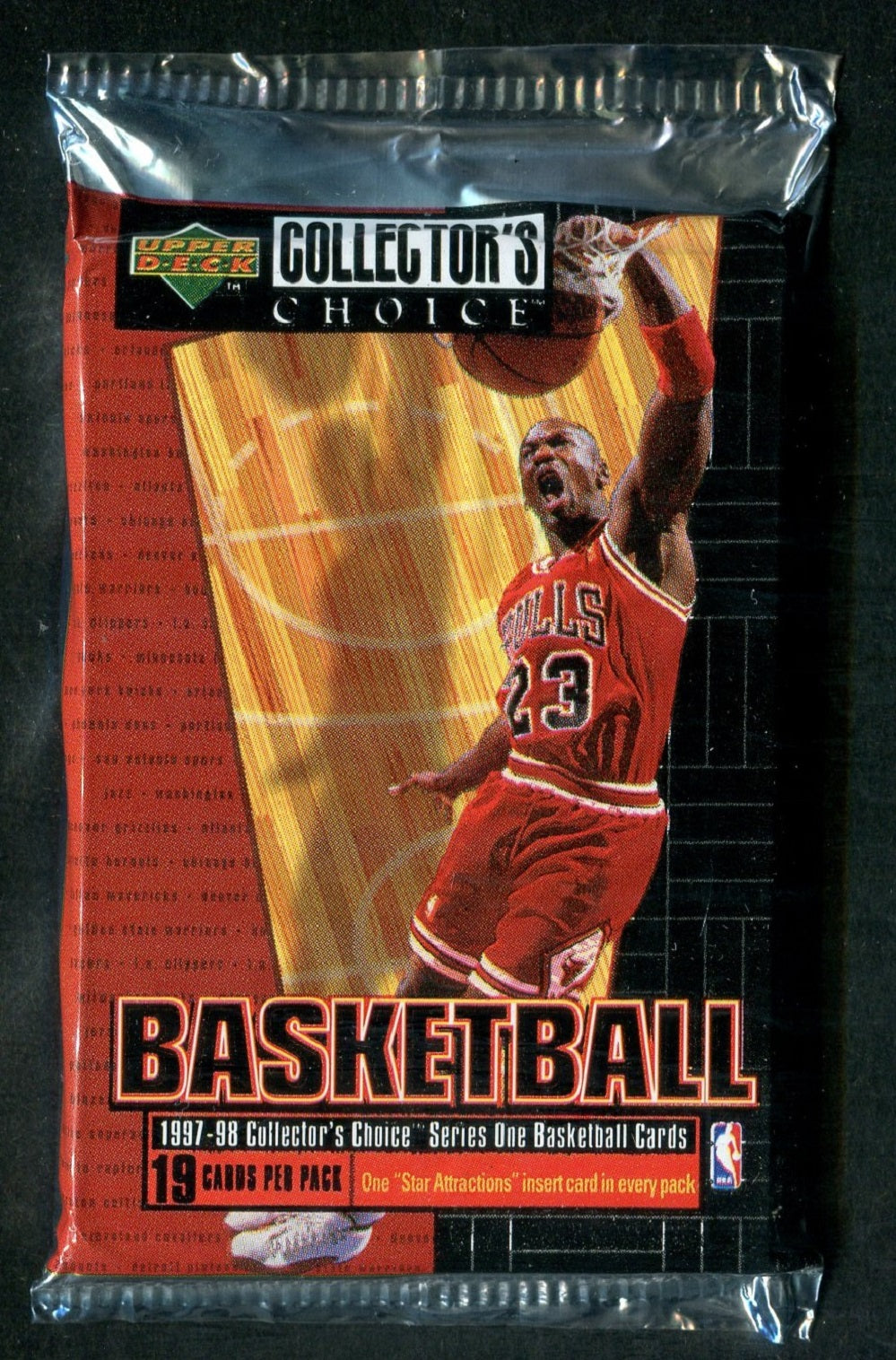 1997/98 Upper Deck Collector's Choice Basketball Unopened Series 1 Pack Jumbo Pack