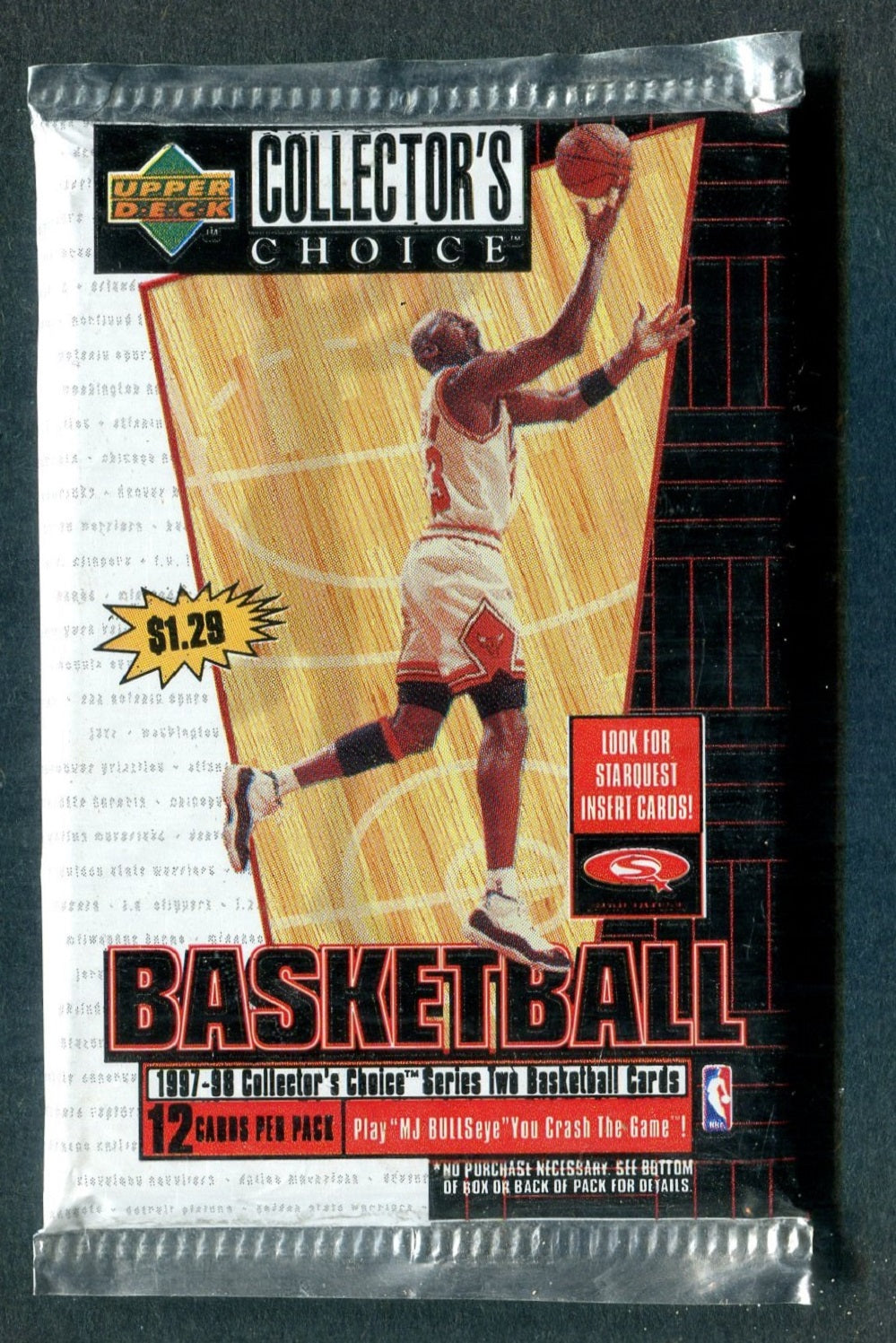 1997/98 Upper Deck Collector's Choice Basketball Unopened Series 2 Pack